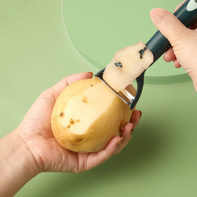 Fruit en groenten gereedschap Keukengereedschap Roestvrij staal aardappelpeeler met aangepast logo