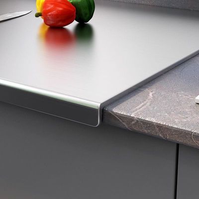 Duidelijk, transparant, bevroren 4 snijplank met afmetingen voor modern keukenontwerp