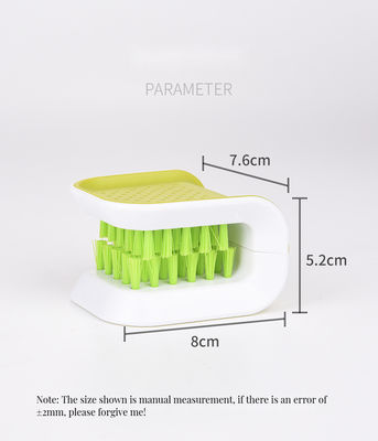 Witte multifunctionele keuken bestek reiniger met milieuvriendelijke Blade Scrub Brush