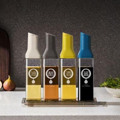 Leakproof glas Soja saus en azijn fles voor supermarkten Customized logo Acceptabel