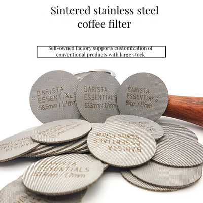 Koffie- en theehulpmiddelen 58 mm grootte roestvrij staal puck schermfilter voor nauwkeurige extractie
