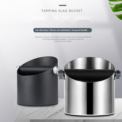 Gepersonaliseerde grootte Wit Espresso Knock Box met afneembare Knock Bar en roestvrij staal