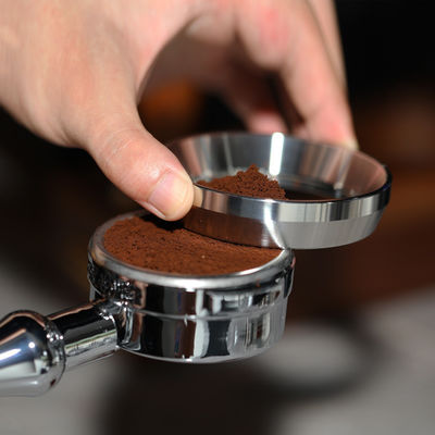 Aanpassen van het logo Acceptabel Zilver Intelligente dosering Ring Koffietunnel Voor Portafilter