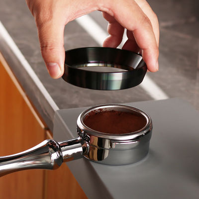 Aanpassen van het logo Acceptabel Zilver Intelligente dosering Ring Koffietunnel Voor Portafilter