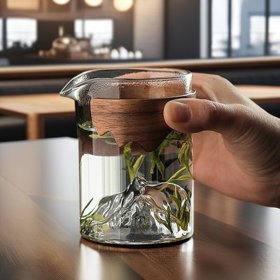 240 ml helder glasbeker handgemaakt milieuvriendelijk ontwerp CLASSIC stijl voor hotels en cafés