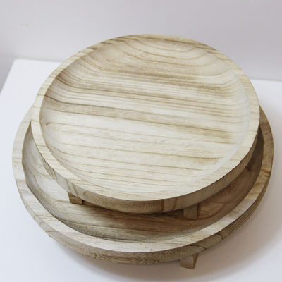 Aanpasbare grootte Cake Baking Mould Natuurlijke hout Display Stool voor Warme Kookgerechten Panen