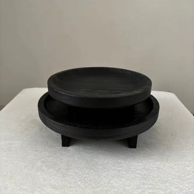 Aanpasbaar houten presentatie gereedschap voor bakgereedschappen warme pannen bakgerei