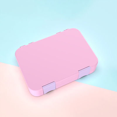 Plastic twee-laag hinged metalen tin lunchbox Duurzaam en praktisch voor werk of school