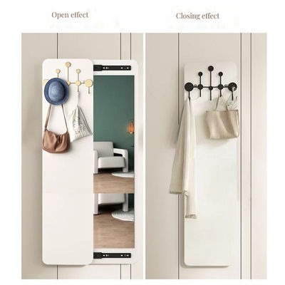 Design Luxe Muurspiegel met super handgemaakte lederen riem en fancy hanging top