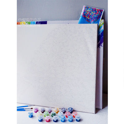 Meisjesnummer Foto's DIY Portret Kits Handgeschilderd olieverf Canvas voor huisversiering in klassieke stijl