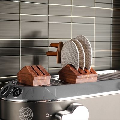 Barista Tool Steel Silicone koffiefilterhouder voor 58mm espresso thee en melk schuim