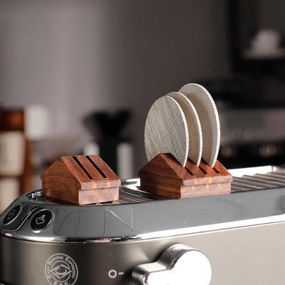 American Style 58mm Walnut Espresso Theefilterhouder voor Restaurant Home Coffee