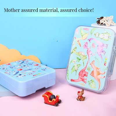 Voedselcontainer Lunchbox 1300 ml Capaciteit BPA-vrij Plastic 3 compartimenten Microwave