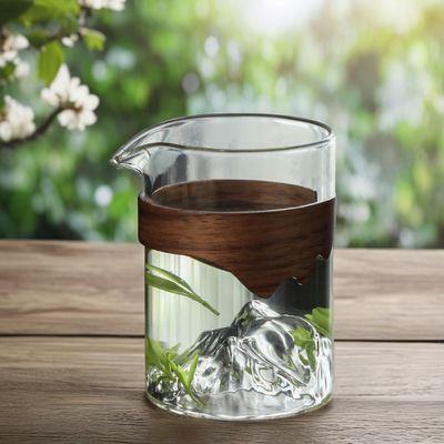 240 ml doorzichtige theeglasbeker Classic Design handgemaakte milieuvriendelijke beker voor watermelk