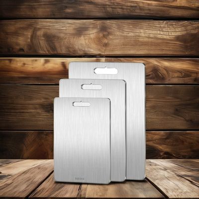 Makkelijk schoon te maken en wegwerpbord voor het snijden van bamboe met roestvrij staal