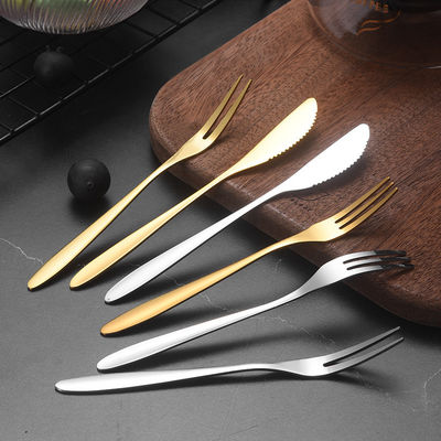 Vintage design roestvrijstalen vloerbedekking voor hotel restaurant spiegel gepolijst bestek