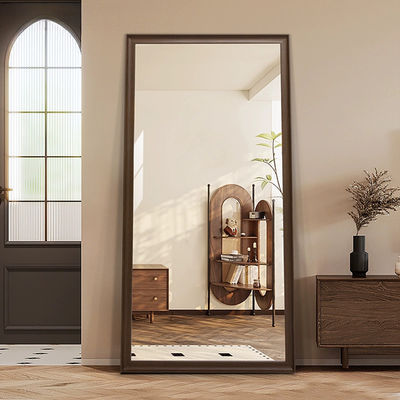 Decoratieve slaapkamer en woonkamer Glas LED-spiegel met aanraakknop 5 mm volle lengte