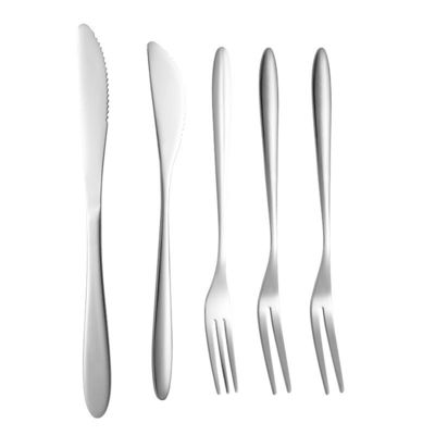 Flatware Sets Luxe Vintage Style Roestvrij staal Wegwerp zilver voor bruiloften