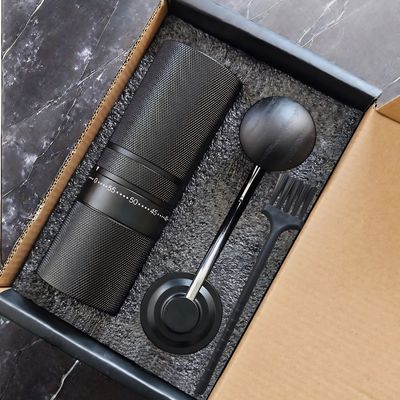 Roestvrij staal houten handvat handleiding Espresso grinders Al-alloy C2 voor koffie thee gereedschappen