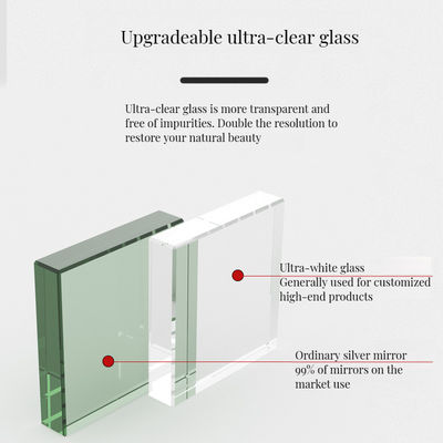 Moderne ontwerper anti-mist badkamer ijdelheid spiegel voor stijlvolle kleedkamer decor