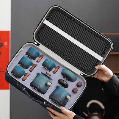 Houten handvat porseleinen thee set voor moderne luxe Kung Fu stijl en koffie collectie