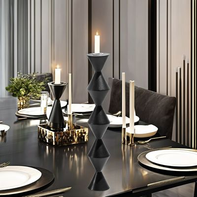 Gepersonaliseerde kleuren koper metalen kandelaarhouder voor huis bruiloft of tafel decoraties