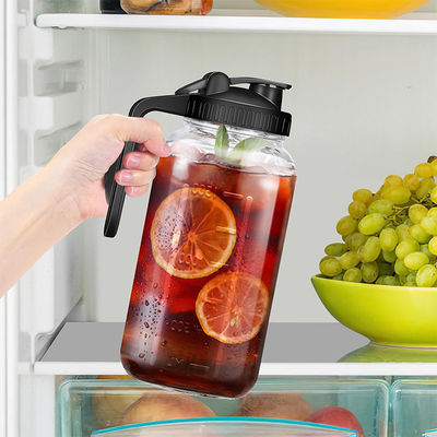 PP Plastic 64oz Keramische koffiemaker met roestvrijstalen filter en slokdeksel