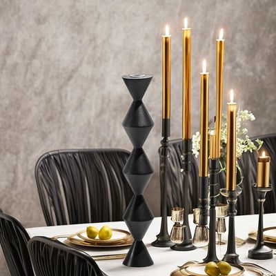Valentijnsdag gelegenheid ijzeren pompoen metalen kaarshouder voor luxe Europese huisversiering