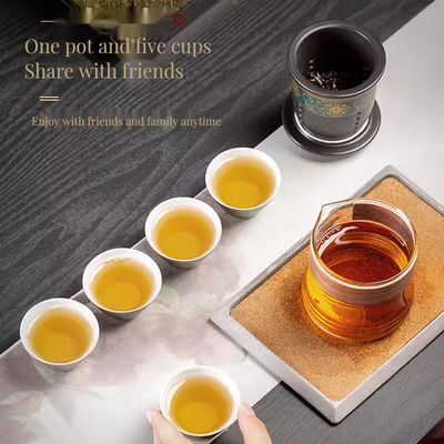 Keramische porseleinen koffiekop Custom Logo Gift Set met pen Theeset Notebook Design Style