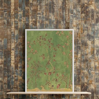 Moderne olieverf op doek Stijlvol Digitaal Afdruk Bloemen Wand Decoratie voor Hotel