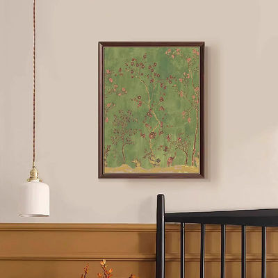 Moderne olieverf op doek Stijlvol Digitaal Afdruk Bloemen Wand Decoratie voor Hotel
