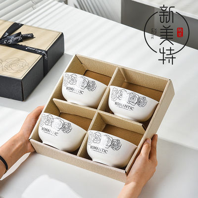 Gepersonaliseerde Cartoon Decal Print Stoneware Dinnerware Sets voor Home Hotel Restaurant