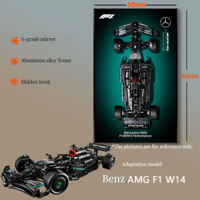 Polycarbonaat Modern Art Deco Decoratief Glas Foto Frame voor Auto Display en Wand/Tafel Vitrine