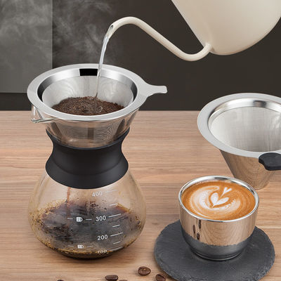 Classic Design roestvrij staal koffie-druppelfilter voor restaurant en thuisbrouwen