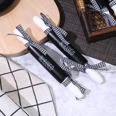 High Value Bow Design Mini Silk Screen Rolling Pin voor thuisbakken in aangepaste kleur