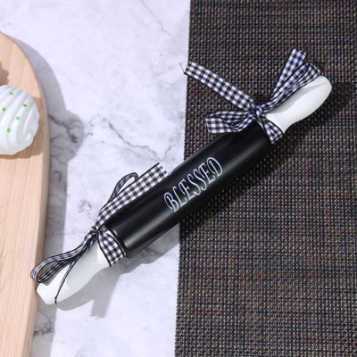 High Value Bow Design Mini Silk Screen Rolling Pin voor thuisbakken in aangepaste kleur