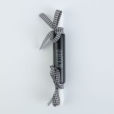 High Value Bow Design Mini Silk Screen Rolling Pin voor thuisbakken in aangepaste kleur