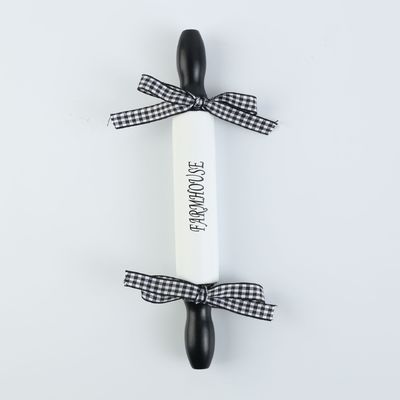 High Value Bow Design Mini Silk Screen Rolling Pin voor thuisbakken in aangepaste kleur