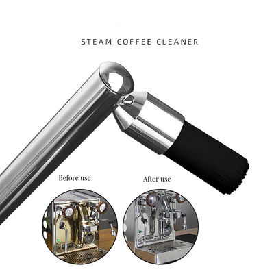Anti-brandende plastic koffieborsel Het perfecte gereedschap voor het reinigen van espresso machines