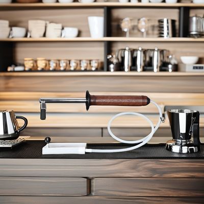 Roestvrij staal Anti-Scorald Borstel Druk Stoom Espresso Reinigingsmachine Accessoires