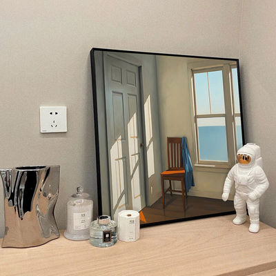 Zwart-goud frame 'Sunshine Window' Still Life Canvas schilderij Format Ladder Belt