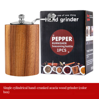 Verstelbare grofheid Huishoudelijke pepermolen Hervulbare slijpfles voor de keuken