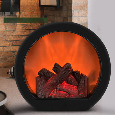 Item voor kerst LED wandlamp batterij Touch Flame Olielamp Plastic materiaal in roze