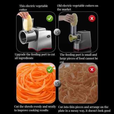 Multifunktioneel elektrisch groenteknipper en - versnipper perfect voor commerciële kopers