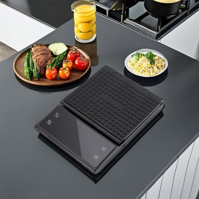 Achtergrondverlichtend LCD-scherm en timer 3 kg/0,1 g op batterij bediende koffiedruppelskaal voor gewichtsmeting