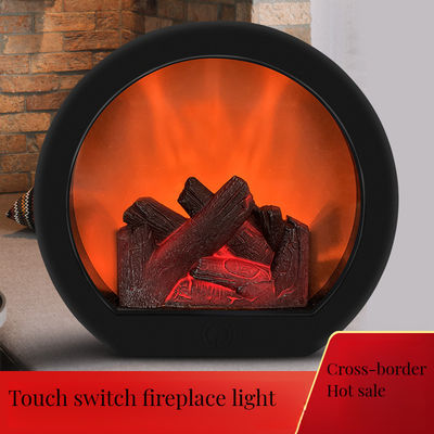 Crystal Cements LED wandlamp Batterij Touch Flame Kaarinlicht voor binnenverlichting