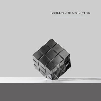 Art Deco-ontwerp op zijn best Rubik's Cube Glaskunst voor huis- en kantoorversiering