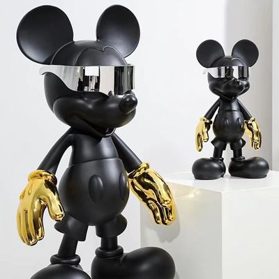 Eco-vriendelijke moderne Mickey Mouse keramische ornamenten voor woonkamer TV-kast Bar Decor