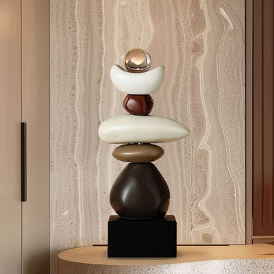 Lichte Luxury Art Hars Desktop Ornamenten voor woonkamer Kantoor Wijnkoeler TV-kast