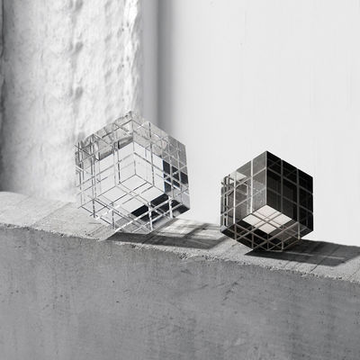 Bureaus en huizen Top Decoraties Moderne Art Deco Glashandwerk met Rubik's Cube Design